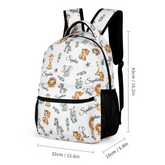 Friends Of The Forest Name Custom Backpack - Gift Ideas For Kids